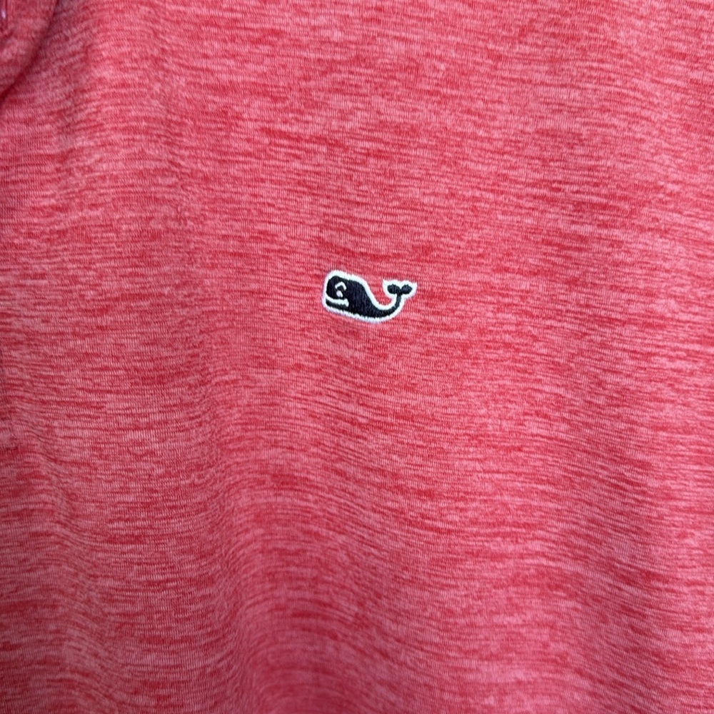 Vineyard Vines St. Kitts Bowline Fit Heathered Red Polo Shirt - Picture 4 of 10